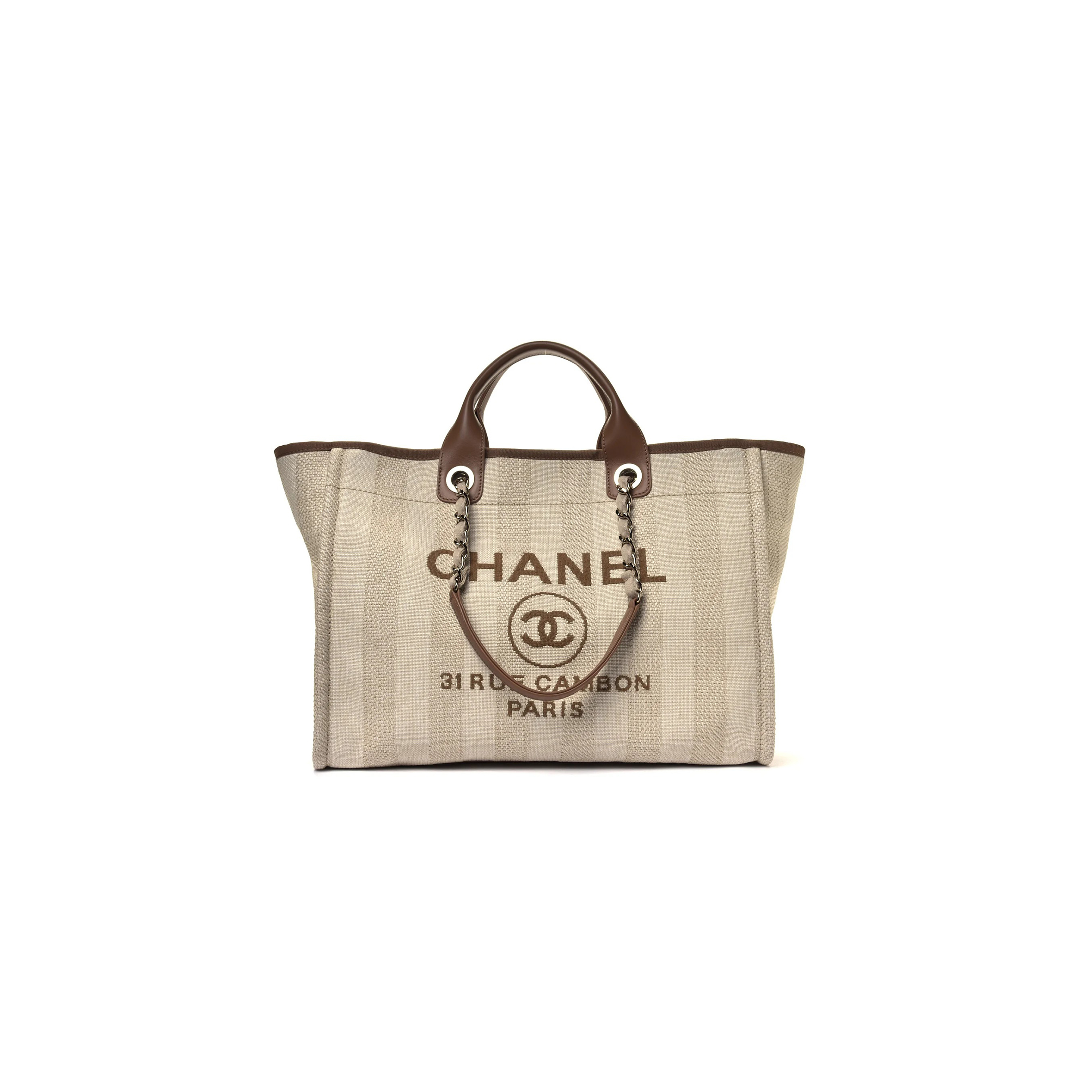 CHANEL DEAUVILLE SHOULDER TOTE BAG (39*30*22cm)